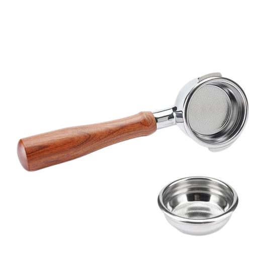 Liying 51mm Wooden Handle Portafilter Authentic Italian Portafilter with 3 Ears for Barista Series and Coffee Espresso Machine espresso machine accessories