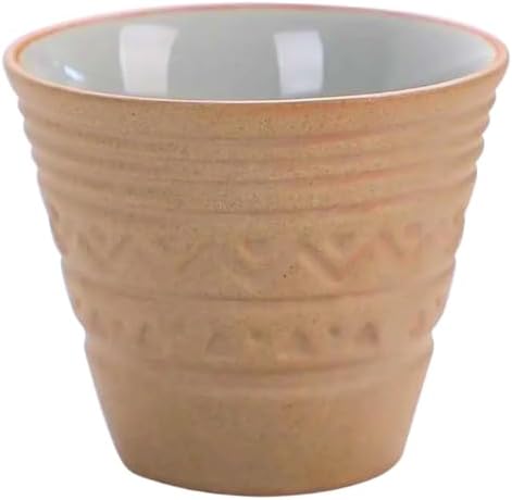 Liying 4Pcs handmade Ceramic Coffee Cup, Espresso Cup 50ml for Turkish, Tea, coffee Eco-Friendly Unique Gift for Home, Weddings