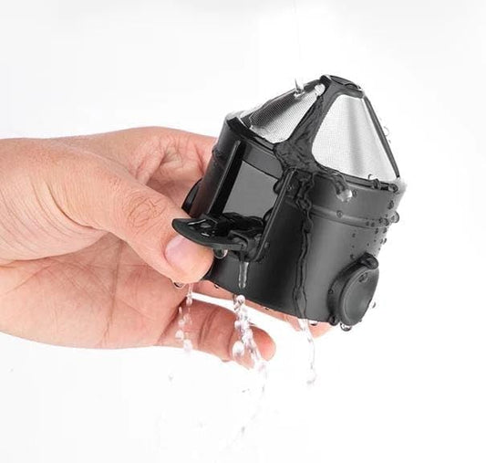 Liying Portable Pour Over Coffee Maker 1-2 Cup, Stainless Steel Portable Coffee Filter, Reusable Mug Coffee Dripper Filter for Home Office Travel