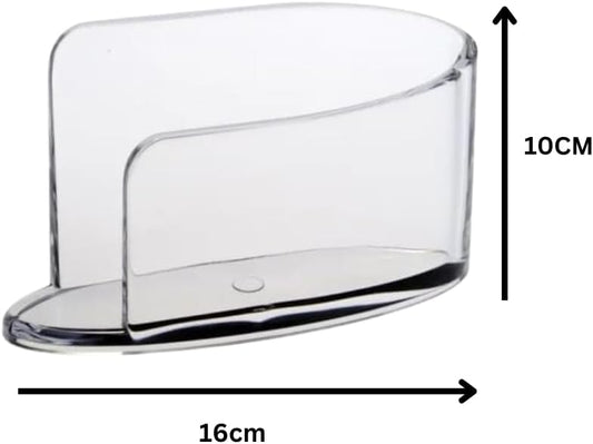 Liying Acrylic Countertop Tissue Holder, Paper Towel Dispenser Holder Storage for Kitchen, Parties, Events, Hotel and Restaurant, Clear