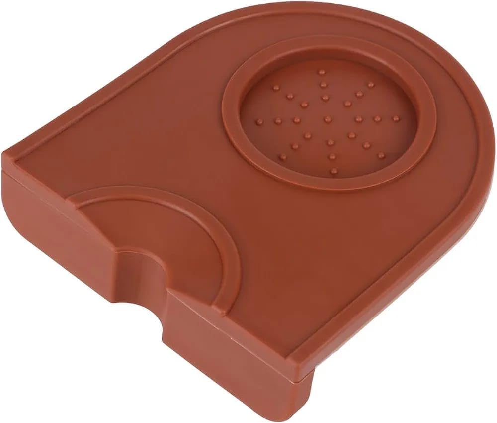 Liying 2-in-1 Espresso Tamping Mat - Waterproof, Food Safe Silicone Tamper Mat & Portafilter Holder with Anti-Slip Base