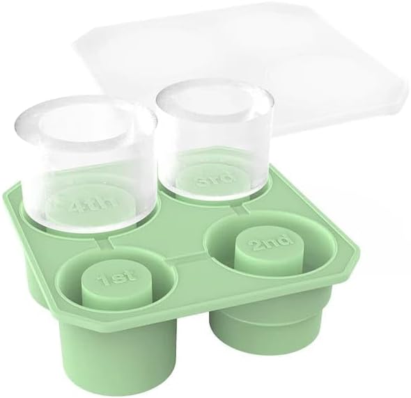 Liying Ice Cube Tray For Stanley Cup 30-40 Oz,Silicone Stanley Ice Mold For Stanley Cup,Cylinder-Shaped Stanley Cup Ice Mold With Lid For Drinks, Coffee (Multicolour) #2