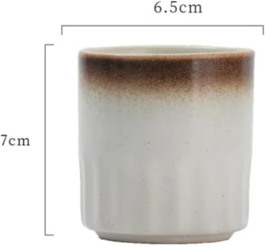 Liying Vintage Ceramic Coffee Cup 125ml, Handmade Art design cup for coffee, Cappuccino, Tea #2