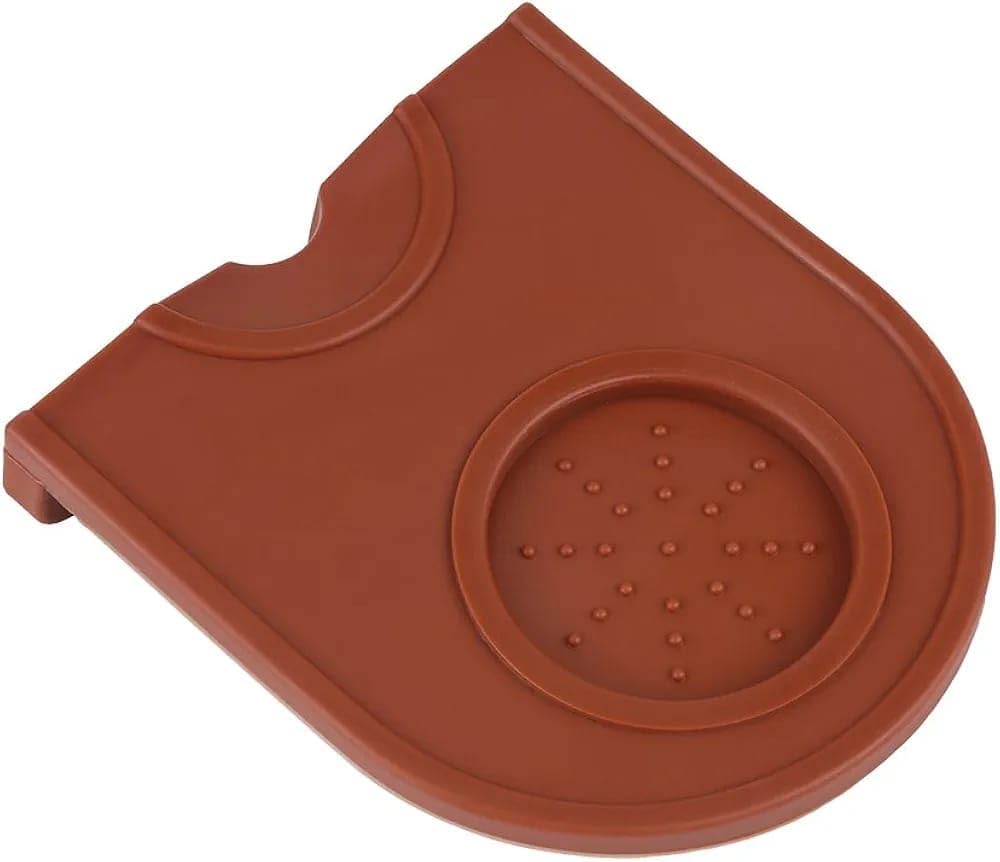 Liying 2-in-1 Espresso Tamping Mat - Waterproof, Food Safe Silicone Tamper Mat & Portafilter Holder with Anti-Slip Base