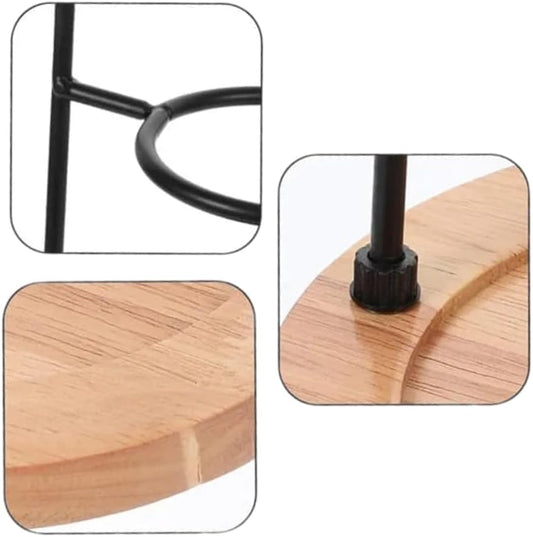 Liying Pour Over Stand Coffee Station, Coffee Filter Stand Holder, with Wooden Base Stand, Coffee Lovers for Best Coffee Experience