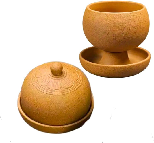 Liying Vintage Shine Ceramic Coffee Cup 100ml, Handmade Art design cup for coffee, Cappuccino, Tea (Yellow)