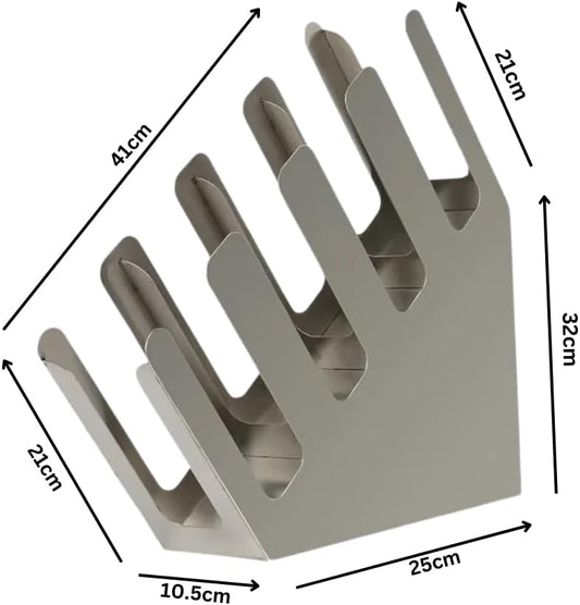 Liying Stainless steel Paper Cup Holder and Lid Holder Coffee Cup Dispenser, Disposable Cup Organizer for Countertop Coffee Station Bar Restaurant Breakroom
