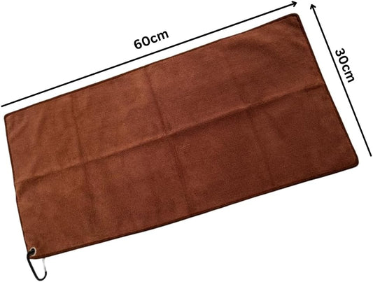 Liying Barista Cleaning Towel with Hook Set Pack of 2pcs, Mirco Fiber Cloth for Cleaning Espresso Coffee Machine Steam Wand and Coffee Bar Counter