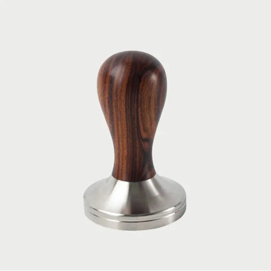 Liying 58mm Espresso Coffee Tamper with 304 Stainless Steel Tamper Base and Walnut Wooden Handle for Barista Espresso Machines espresso machine accessories