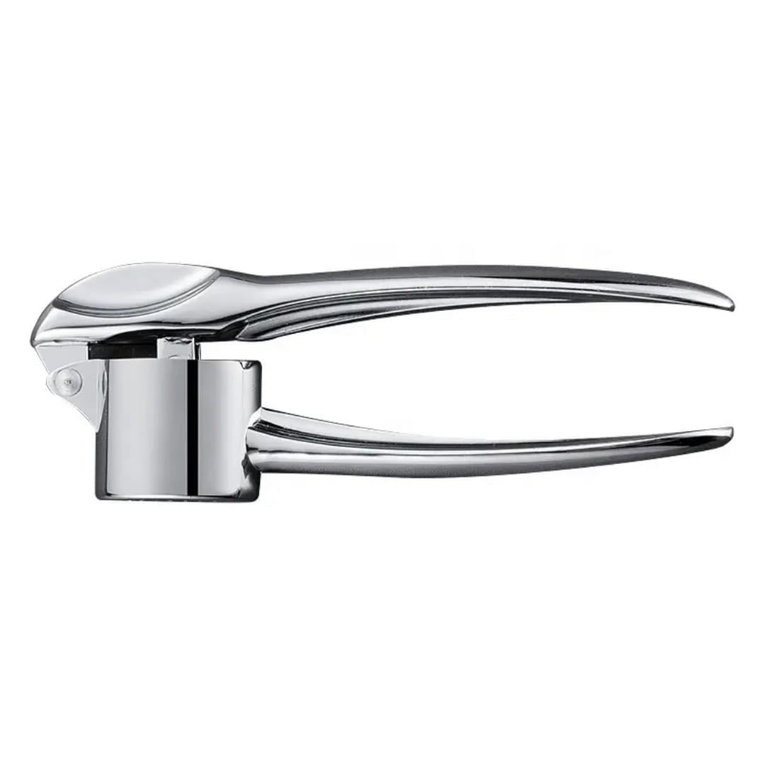 Liying 1Pcs High Effective Garlic Press With Studs Heavy Duty Garlic Mincer Easy to Squeeze and Clean Rust Proof and Dishwasher Safe Ginger Crusher Imperial Silver kitchen