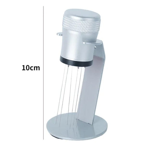 Liying WDT Tool Espresso Distribution Tool with Stand Magnetic Coffee Stirrer Extra Needle Set for Barista Accessories Grey coffee accessories