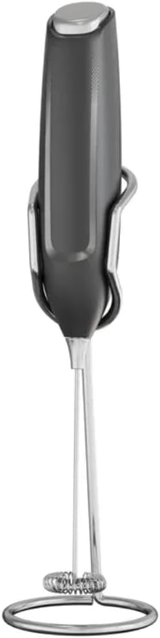 Liying Milk Frother battery power with Stand, Handheld Frother Wand for Coffee with 3 Heads 3 Speed, Powerful Hand Mixer Electric Whisk for Latte, Cappuccino, Frappe, Matcha, Hot Chocolate, Keto Diet