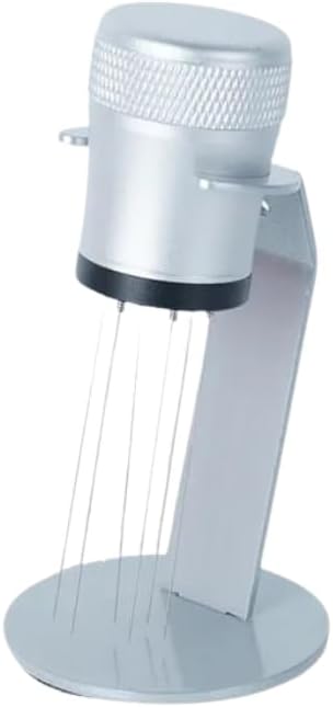 Liying WDT Tool Espresso Distribution Tool with Stand, Magnetic Coffee Stirrer, Extra Needle Set for Barista Accessories (Grey)
