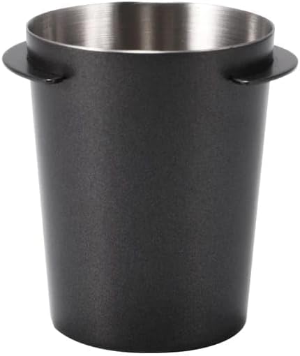 Liying 51mm Stainless Steel Coffee Dosing Cup, Powder Receiving Cup Compatible with All 51mm Portafilter (Small)