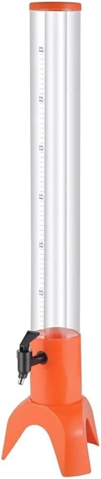 Liying 3L Draft Tower Beverage Dispenser, Removable Tower Dispenser, Clear Beverage Tower Dispenser for Bar Restaurant, Kitchen, Home (black)
