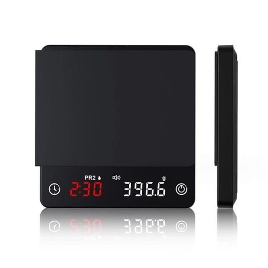 Digital Mini Coffee Scale with Timer, Rechargeable, 2kg/0.1g Precision, Tare Function