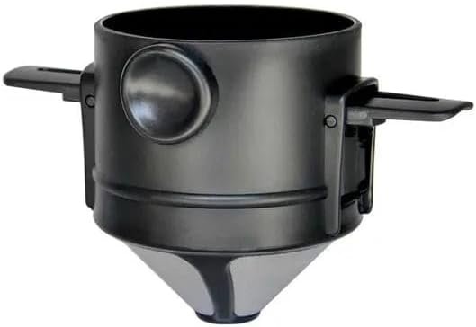 Liying Portable Pour Over Coffee Maker 1-2 Cup, Stainless Steel Portable Coffee Filter, Reusable Mug Coffee Dripper Filter for Home Office Travel