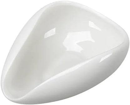 Liying Porcelain Coffee Beans Dosing Cup, For Coffee Bar Accessories, Coffee Bean Weighing (White)