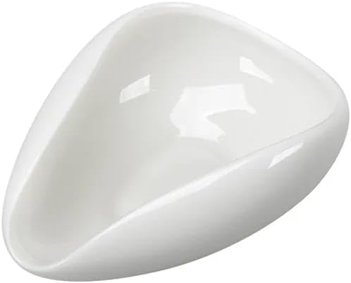 Liying Porcelain Coffee Beans Dosing Cup, For Coffee Bar Accessories, Coffee Bean Weighing (White)