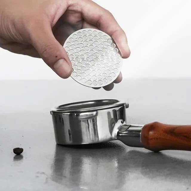 Liying 58mm Espresso Puck Screen - Food-grade 316 Stainless Steel Espresso Filter - 0.8mm Thickness - Reusable Espresso Screen Filter Mesh for Espresso Portafilter