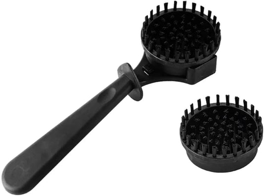 Liying 58mm Espresso Grouphead Coffee Machine Cleaning Brush, Detachable Nylon Bristles Espresso Machine Cleaning Bristle