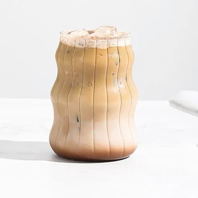 Liying 1Pcs Cloud Design Bubble Glass Cup 500ML Shaped Cups, Beer Mug, Cute Tumbler Cup, Ideal for Iced tea & Coffee, Cocktail #2
