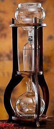 Liying Cold Brew Coffee and Tea Maker, 800ml, Dripper with Adjustable Water Flow, Stainless Steel Filter, Borosilicate Glass