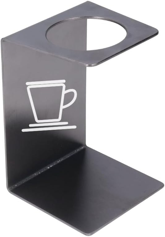 Liying Stainless Steel Pour Over Coffee Maker Stand for Coffee Connoisseurs, Coffee sripper holder (Silver)