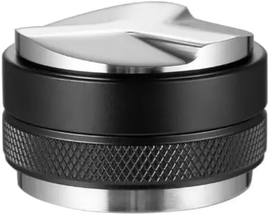 Liying 51MM Coffee Distributor and Tamper, Dual Head Coffee Leveler Fits for Portafilter, Increased Adjustable Depth- Professional Espresso Hand Tampers