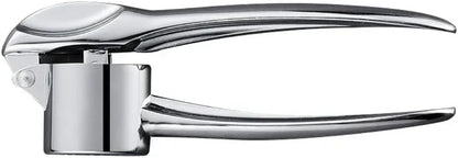 Liying 1Pcs High Effective Garlic Press With Studs, Heavy Duty Garlic Mincer, Easy to Squeeze and Clean, Rust Proof & Dishwasher Safe, Ginger Crusher- Imperial Silver