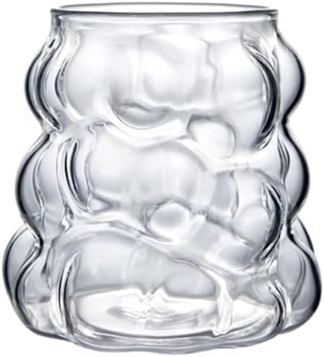 Liying 1Pcs Cloud Design Bubble Glass Cup 350ML Shaped Cups, Beer Mug, Cute Tumbler Cup, Ideal for Iced tea & Coffee, Milk, Cocktail #1