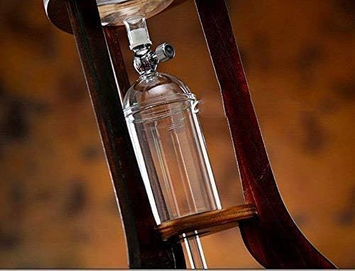 Liying Cold Brew Coffee and Tea Maker, 800ml, Dripper with Adjustable Water Flow, Stainless Steel Filter, Borosilicate Glass