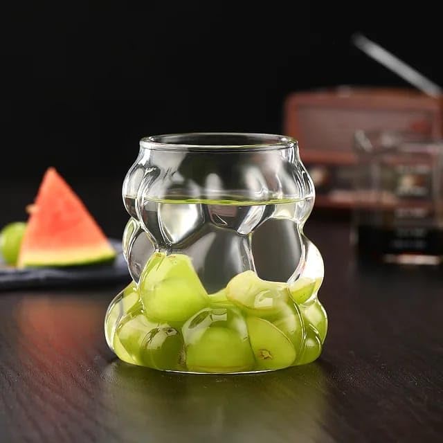 Liying 1Pcs Cloud Design Bubble Glass Cup 350ML Shaped Cups, Beer Mug, Cute Tumbler Cup, Ideal for Iced tea & Coffee, Milk, Cocktail #1