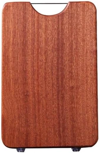 Liying Rectangular Wood Cutting Board One Piece, No Glue Non Toxic, All Whole Single Wood Butcher Block Thick Hard Wood Heavy Duty Edge Grain (38x26)