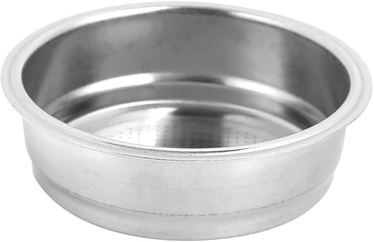Liying 51mm Portafilter Basket Coffee Filter 2Pcs, 20g Micro Sieve Filter Basket, Double Layer Portafilter Basket, 304 Stainless Steel, 0.8mm Thickness