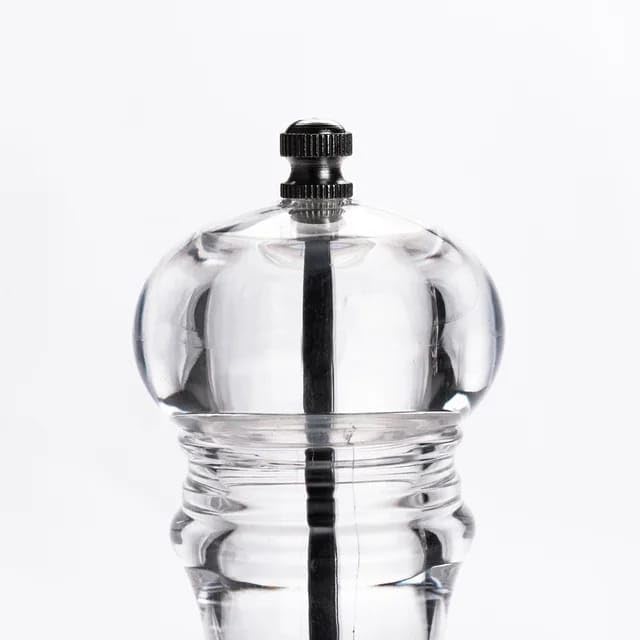 Acrylic Salt and Pepper Mills, Manual Pepper Grinder Set, 18cm x 6cm, Set of 2