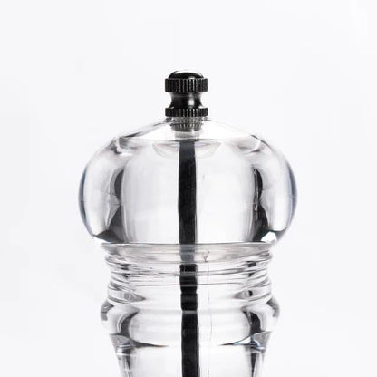 Acrylic Salt and Pepper Mills, Manual Pepper Grinder Set, 18cm x 6cm, Set of 2