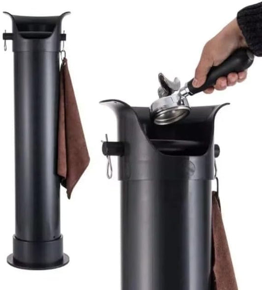 Liying Espresso Coffee Knock Box for Barista Commercial Knock Box for Espresso Coffee Grounds Floor Standing Knock Box with 25pcs Garbage Bags
