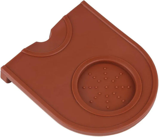 Liying 2-in-1 Espresso Tamping Mat - Waterproof, Food Safe Silicone Tamper Mat & Portafilter Holder with Anti-Slip Base