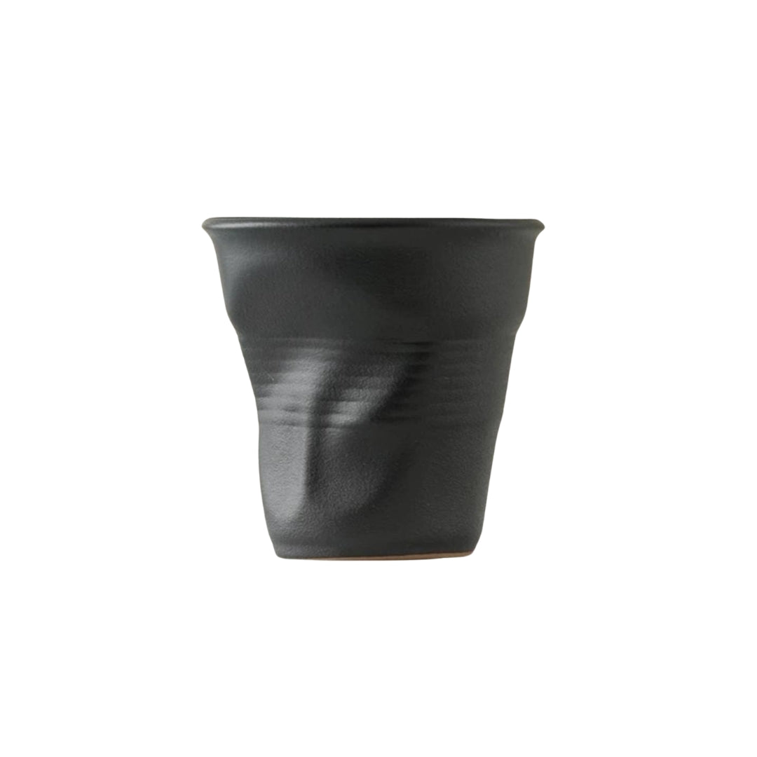 Liying Retro Ceramic Coffee Cup 75ml Handmade Art design cup for coffee Cappuccino Tea Black Matte Cups