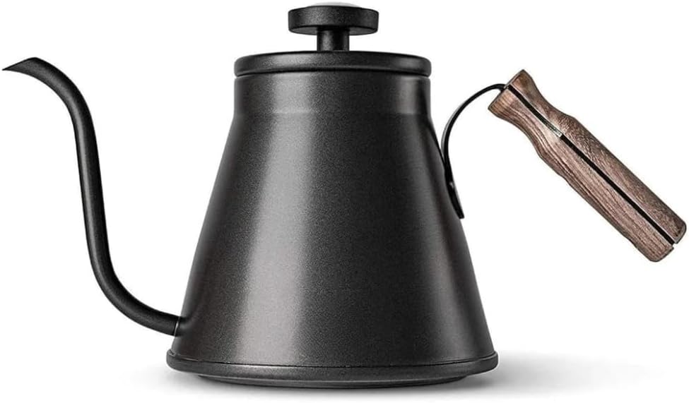 Liying 1000ml Coffee Kettle with Thermometer Exact Temperature Gooseneck Spout Pots for Drip Coffee French Press and Tea Suitable for Stove and Any Heat Source