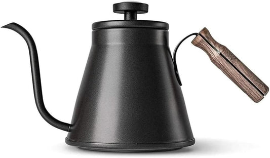Liying 1000ml Coffee Kettle with Thermometer Exact Temperature Gooseneck Spout Pots for Drip Coffee French Press and Tea Suitable for Stove and Any Heat Source