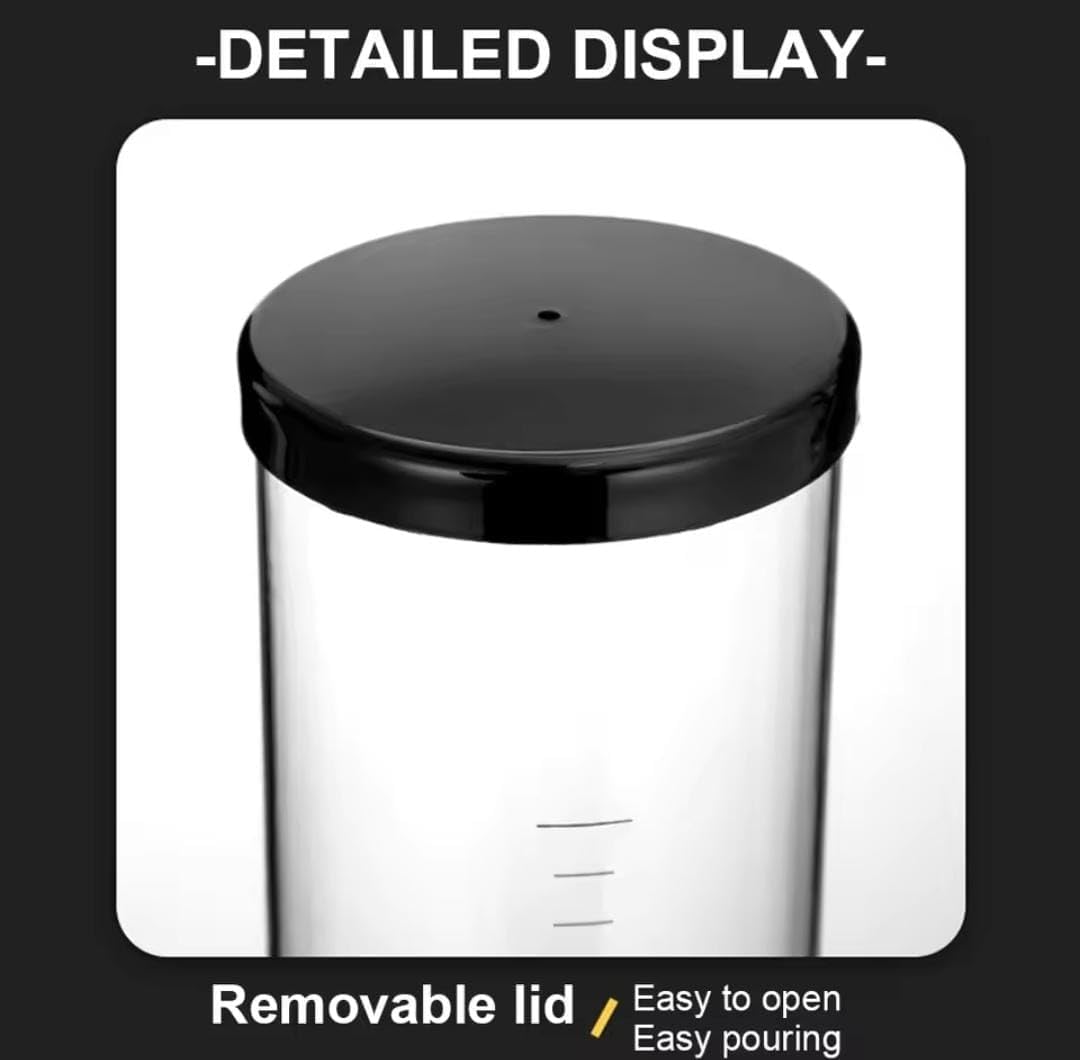 Liying 3L Draft Tower Beverage Dispenser, Removable Tower Dispenser, Clear Beverage Tower Dispenser for Bar Restaurant, Kitchen, Home (black)