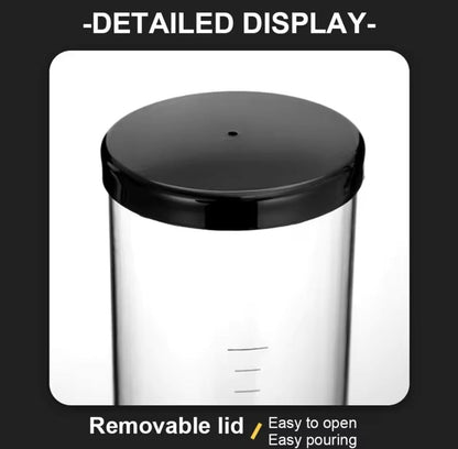 Liying 3L Draft Tower Beverage Dispenser, Removable Tower Dispenser, Clear Beverage Tower Dispenser for Bar Restaurant, Kitchen, Home (black)