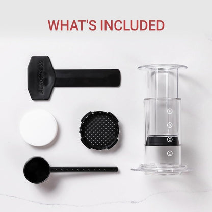 Liying CoffeePress Clear Coffee Press – 3 In 1 Brew Method Combines French Press, Pourover, Espresso, Full Bodied Coffee Without Grit or Bitterness, Portable Coffee Maker for Camping & Travel, Clear