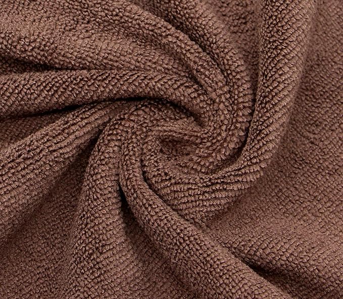 Liying Barista Cleaning Towel with Hook Set Pack of 2pcs, Mirco Fiber Cloth for Cleaning Espresso Coffee Machine Steam Wand and Coffee Bar Counter