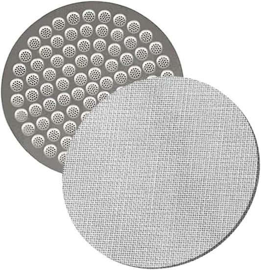 Liying Espresso Puck Screen, 51mm, 316 Stainless Steel, 0.8mm, 2-Pack