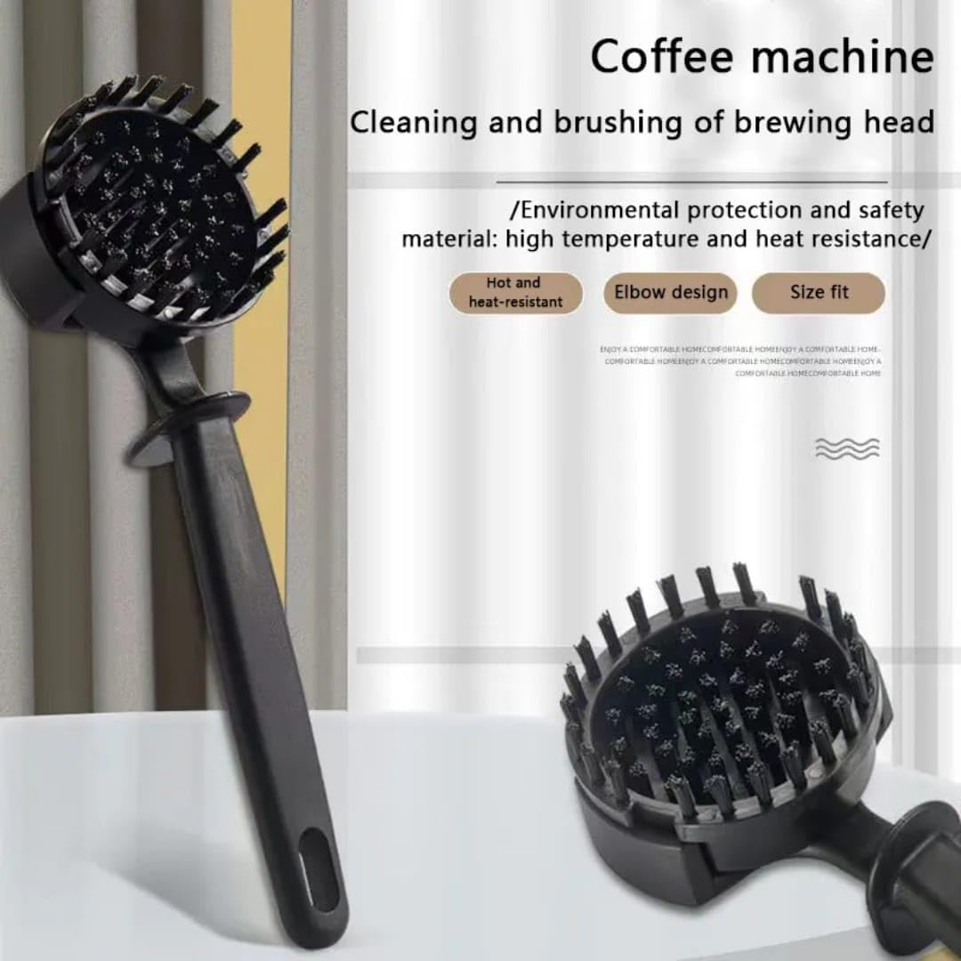 Liying 1Pcs 51mm Espresso Grouphead Coffee Machine Cleaning Brush, Brush Detachable Nylon Bristles Espresso Machine Cleaning Bristle