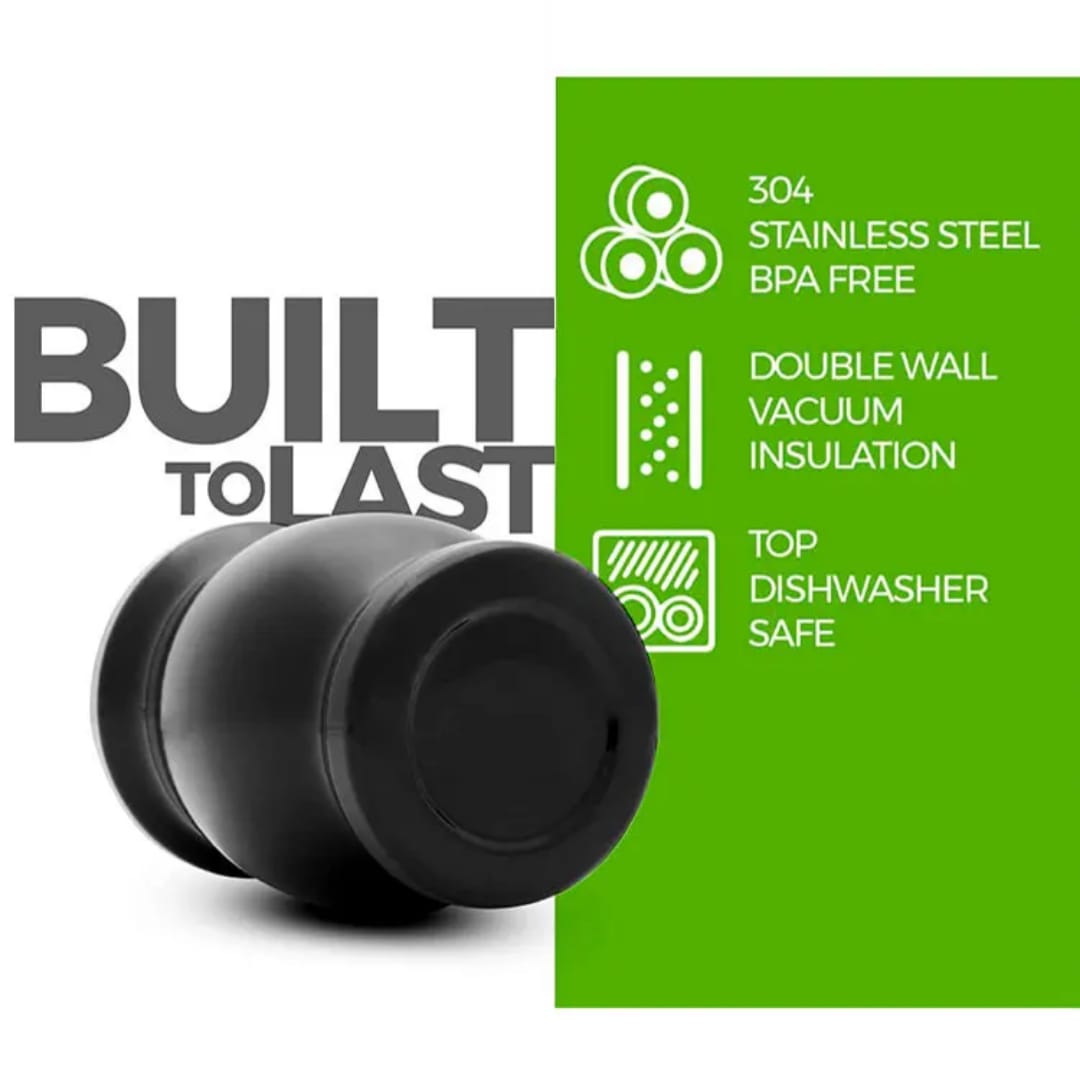 Liying Stainless Steel DoubleWall Mate Cup And Bombilla Set Yerba Mate set Includes One Yerba Mate Cup, 2 Bombillas Mate Straw and Brush black Cups