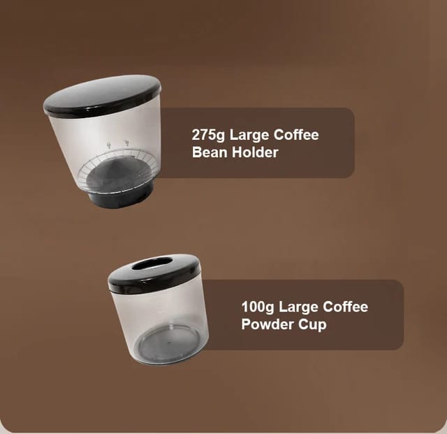 Liying Electric Coffee Grinder for Espresso Coffee and Manual Coffee Brewing, Grind Size from Espresso to Cold Brew Grind Size for Home and Coffee shop Cafe Restaurant Black Coffee Grinder